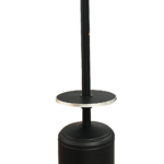 CALEFACTOR SOMBRILLA NEGRO ENLOZ. C/ MESA LUSQTOFF JK-1008BN