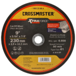 DISCO DE CORTE 230 X 2MM X25UNID. CROSSMASTER 9982208.4/25