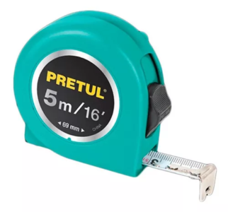 CINTA METRICA 5 MTS PRETUL 21608