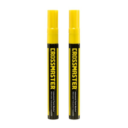 MARCADOR INDELEBLE AMARILLO X 2 CROSSMASTER 9932532