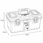 CAJA PLASTICA DE HERRAM  XTRA-FORCE 22PU CROSSMASTER 9930985 - Imagen 4