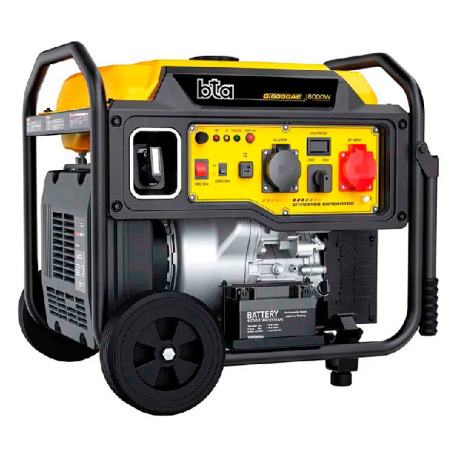 521328 GRUPO GENERADOR INVERTER 8000W MONOF. -TRIFAS. BTA 521328 - Imagen 1